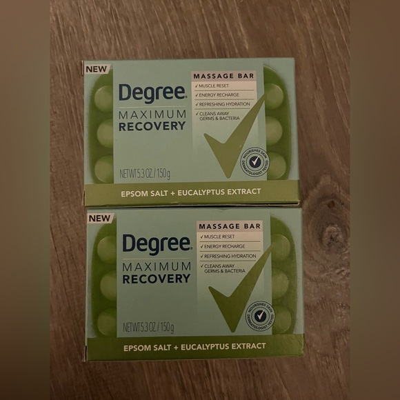 2 Degree Maximum Recovery Massage Bar Soaps Eucalyptus Epsom Salt 5.3 oz New - Picture 5 of 8